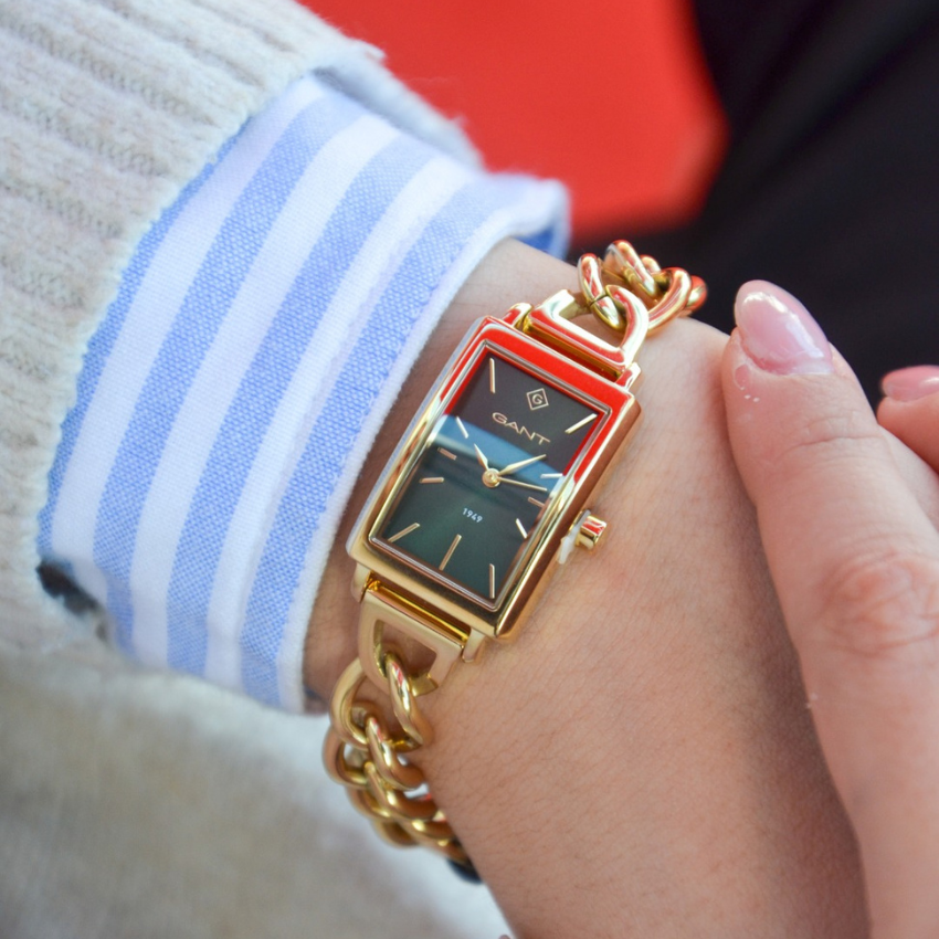 RELÓGIO GANT UTICA DOURADO 'G179005'