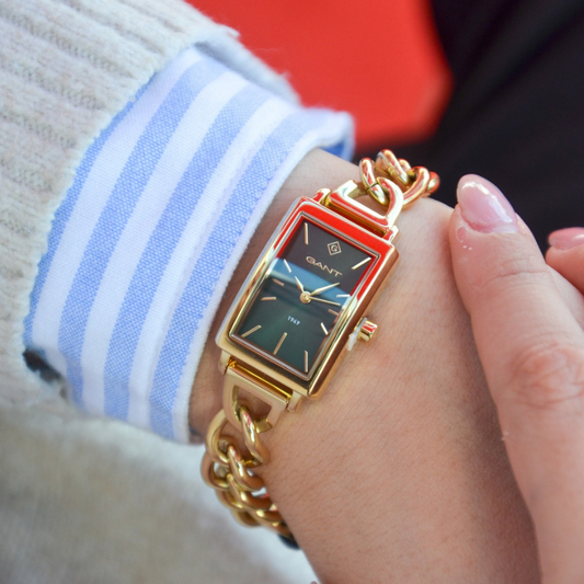 RELÓGIO GANT UTICA DOURADO 'G179005'