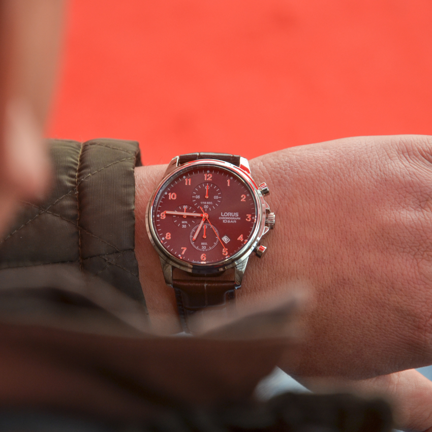 RELÓGIO LORUS 'MAN DRESS' PRATEADO 'RM343JX9'