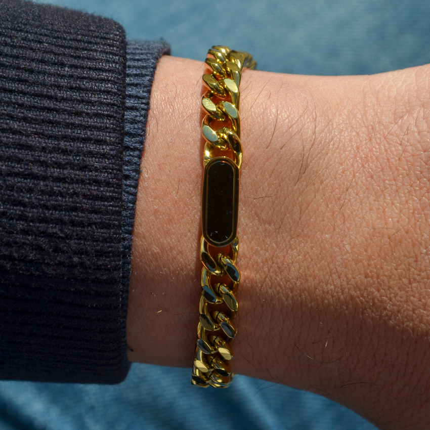 PULSEIRA POLICE 'VIGOR' DOURADO 'PEAGB0079902'