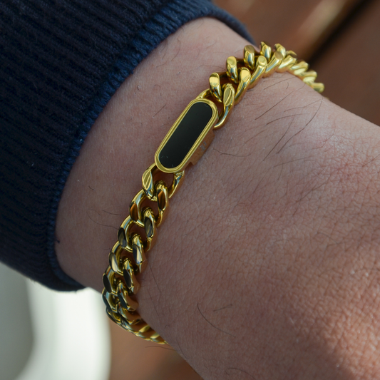 PULSEIRA POLICE 'VIGOR' DOURADO 'PEAGB0079902'