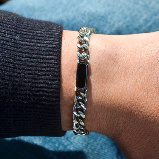 PULSEIRA POLICE 'VIGOR' PRATEADO 'PEAGB0079901'