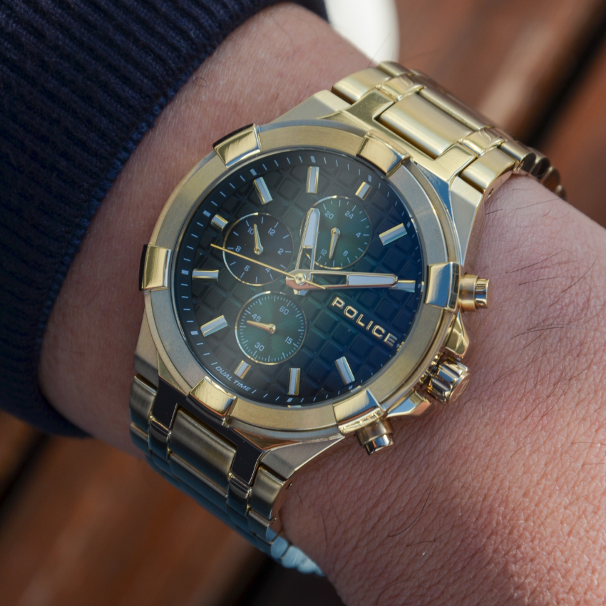 RELÓGIO POLICE 'GUARDIAN' DOURADO 'PEWGK0082003'
