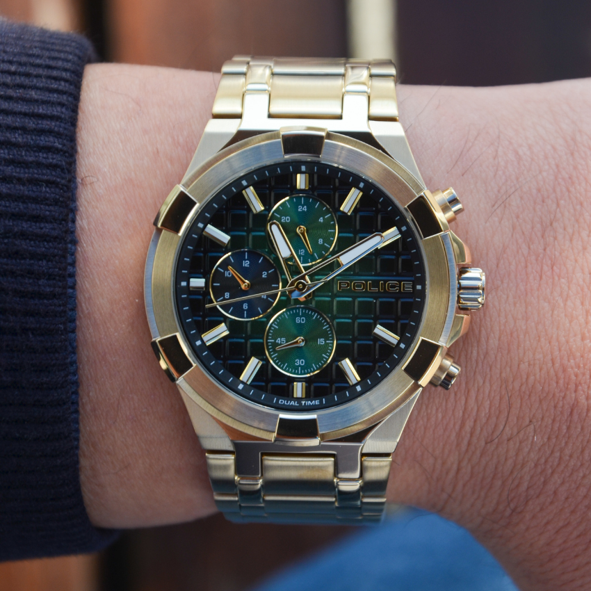 RELÓGIO POLICE 'GUARDIAN' DOURADO 'PEWGK0082003'
