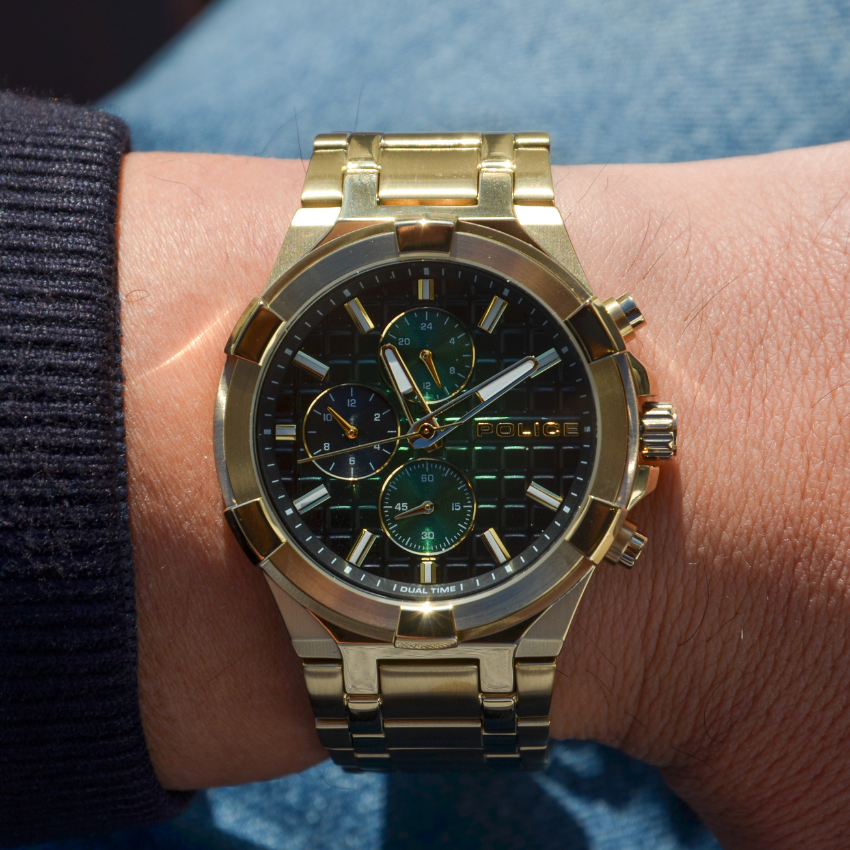 RELÓGIO POLICE 'GUARDIAN' DOURADO 'PEWGK0082003'