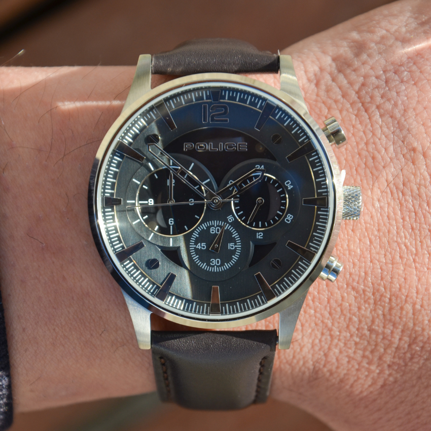 RELÓGIO POLICE 'DRIVER II' PRATEADO 'PEWGF0040202M'