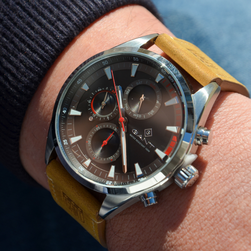 RELÓGIO GANT 'ATLANTIC CITY' PRATEADO 'G185004'