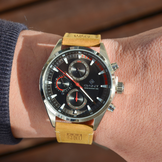 RELÓGIO GANT 'ATLANTIC CITY' PRATEADO 'G185004'