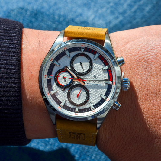 RELÓGIO GANT 'ATLANTIC CITY' PRATEADO 'G185005'