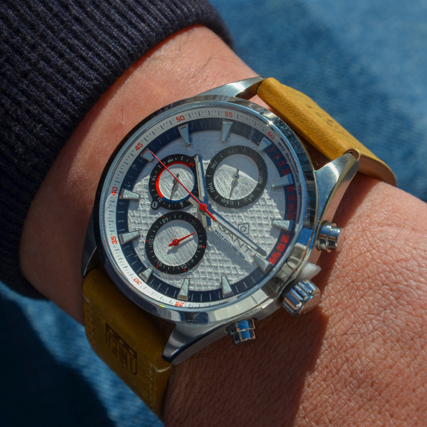 RELÓGIO GANT 'ATLANTIC CITY' PRATEADO 'G185005'