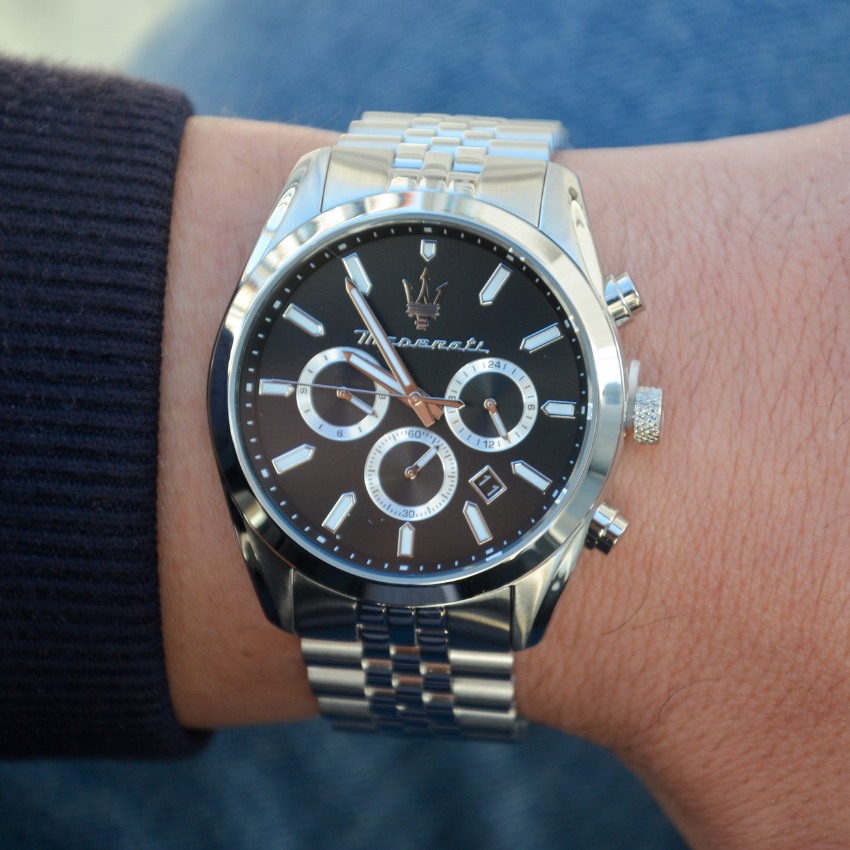 RELÓGIO MASERATI 'ATTRAZIONE' PRATEADO 'R8853151022'