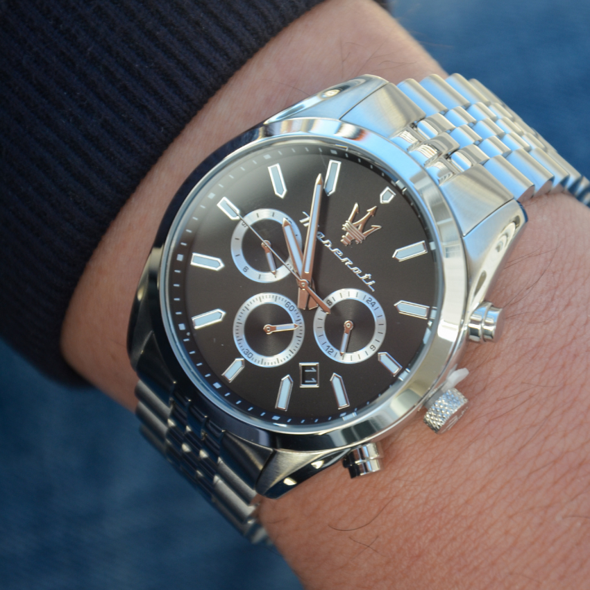 RELÓGIO MASERATI 'ATTRAZIONE' PRATEADO 'R8853151022'