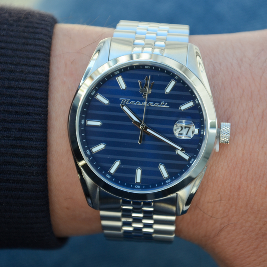 RELÓGIO MASERATI 'ATTRAZIONE' PRATEADO 'R8853151028'