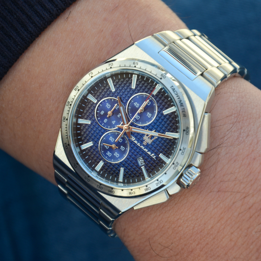 RELÓGIO MASERATI 'VELOCITÀ SLIM' PRATEADO 'R8873653003'