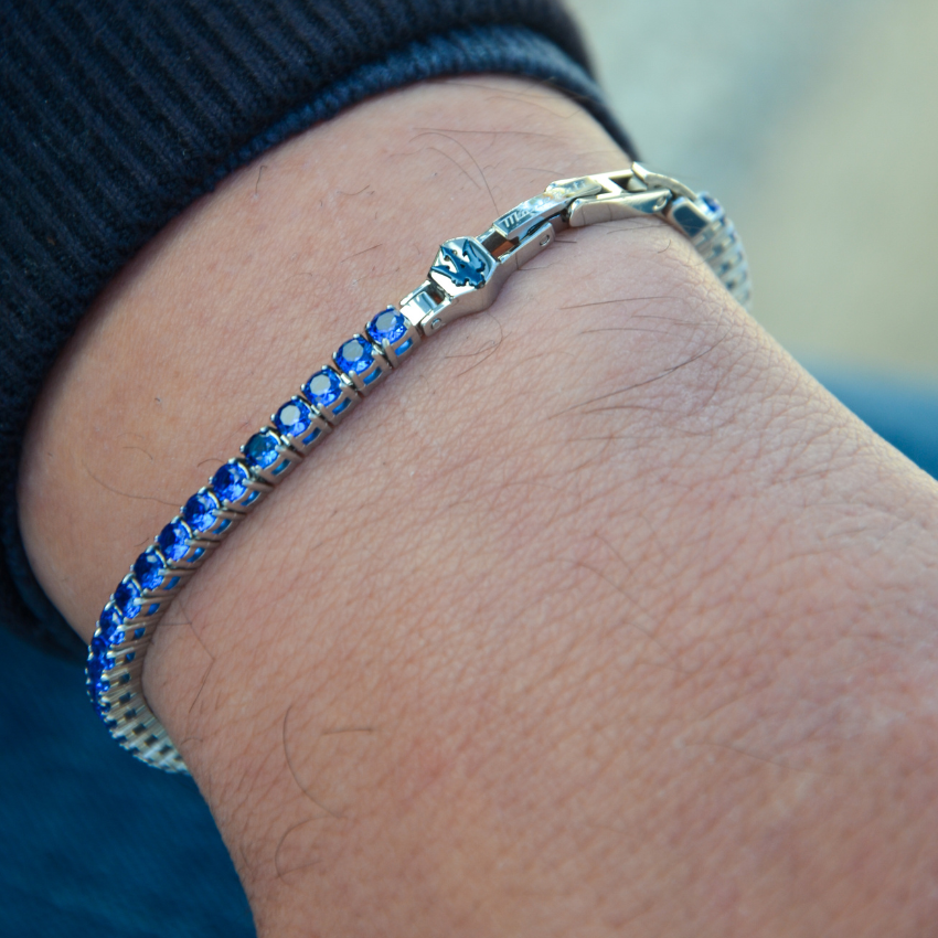 PULSEIRA MASERATI 'TENNIS' AÇO 'JM425AVC11'