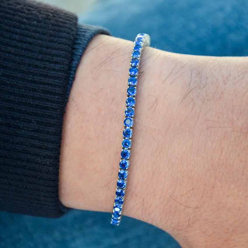 PULSEIRA MASERATI 'TENNIS' AÇO 'JM425AVC11'