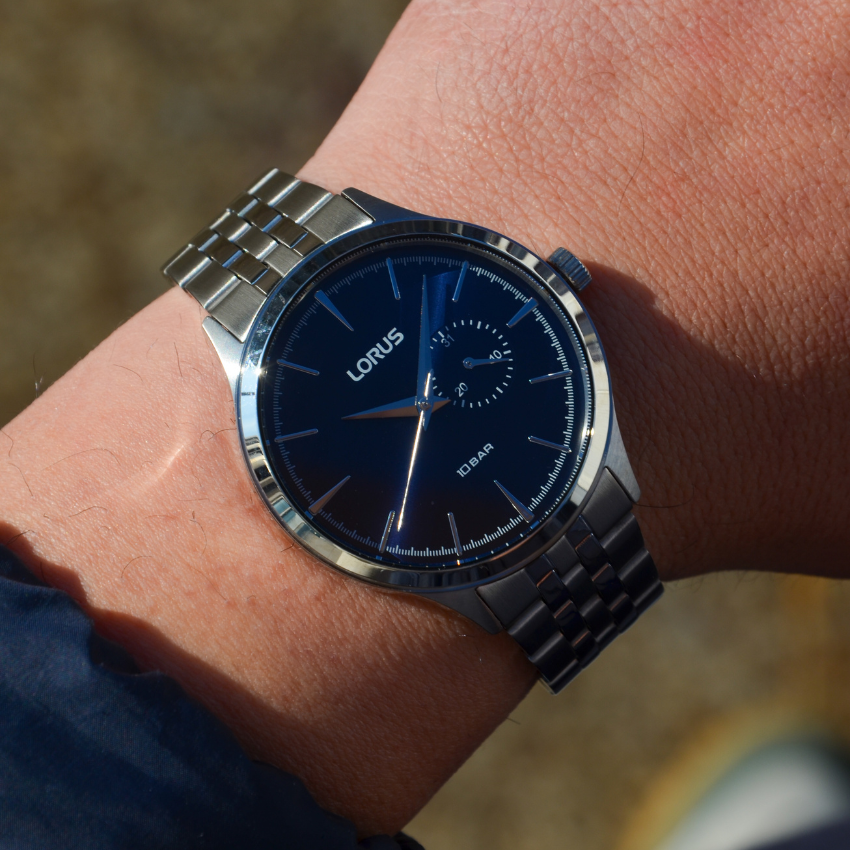 RELÓGIO LORUS 'MAN CLASSIC' PRATEADO 'R5B05AX9'