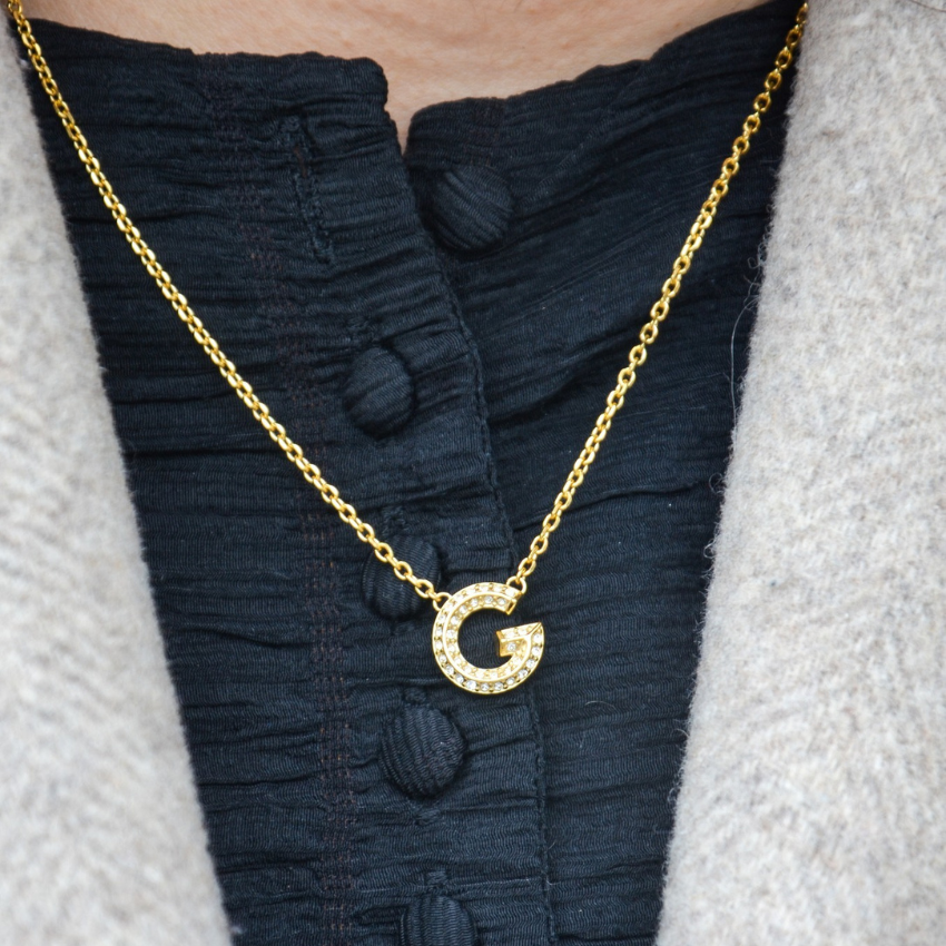 FIO GUESS 'G CRYSTAL' AÇO DOURADO 'JUBN05441JWYGT-U'