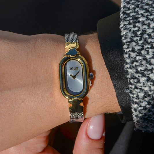 RELÓGIO TOUS 'OVAL ICON' BICOLOR '3000145300'