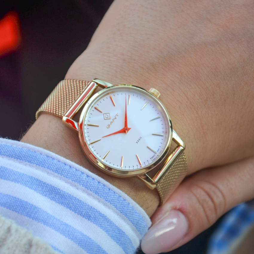 RELÓGIO GANT 'PARK HILL AVENUE' DOURADO 'G127006'