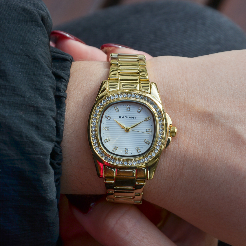 RELÓGIO RADIANT 'SCAPE' DOURADO 'RA637204'