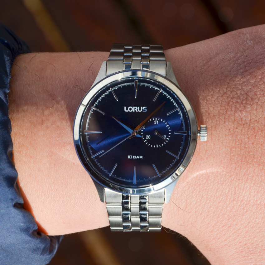 RELÓGIO LORUS 'MAN CLASSIC' PRATEADO 'R5B05AX9'