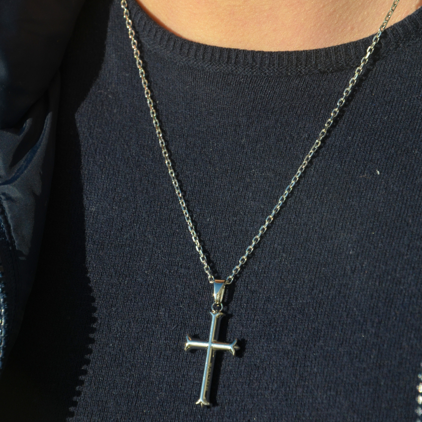 FIO POLICE 'TACOMA II CROSS' PRATEADO 'PEAGN0010601'