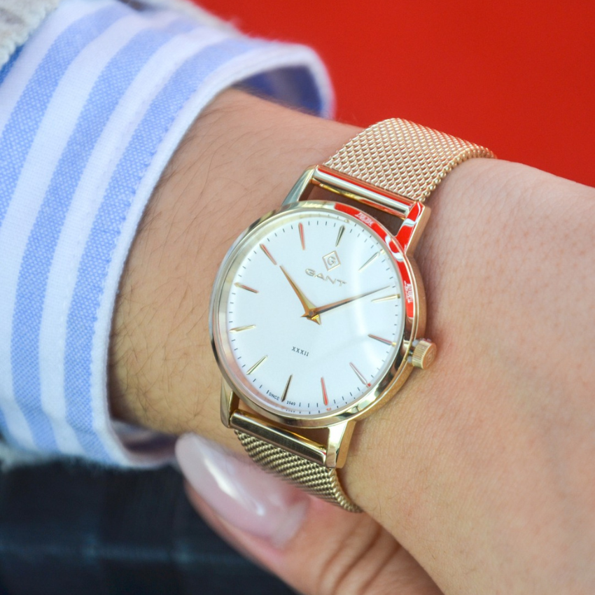 RELÓGIO GANT 'PARK HILL AVENUE' DOURADO 'G127006'