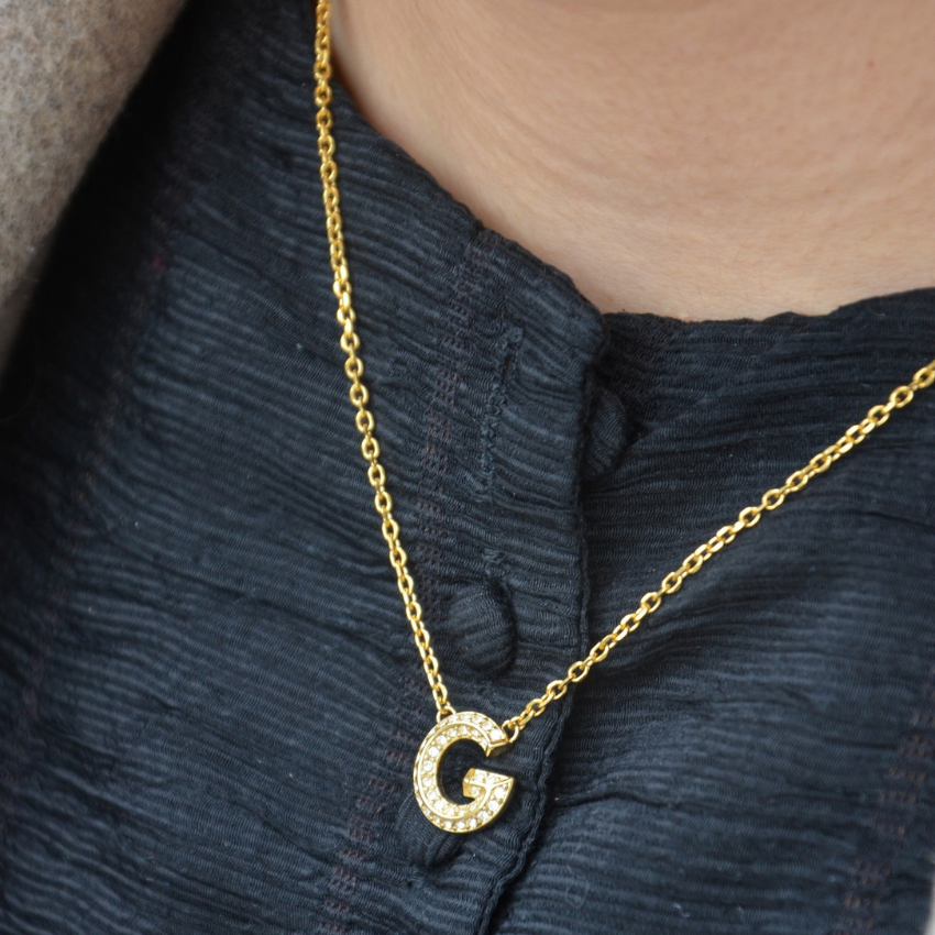 FIO GUESS 'G CRYSTAL' AÇO DOURADO 'JUBN05441JWYGT-U'