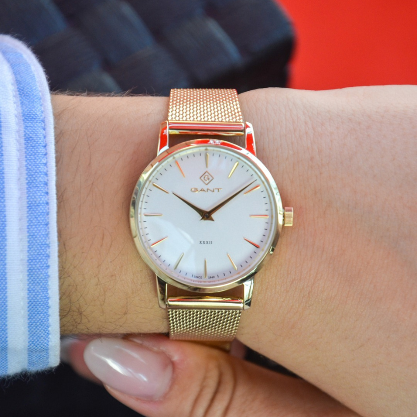 RELÓGIO GANT 'PARK HILL AVENUE' DOURADO 'G127006'