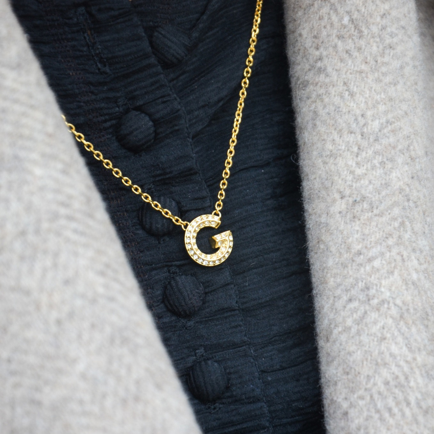 FIO GUESS 'G CRYSTAL' AÇO DOURADO 'JUBN05441JWYGT-U'