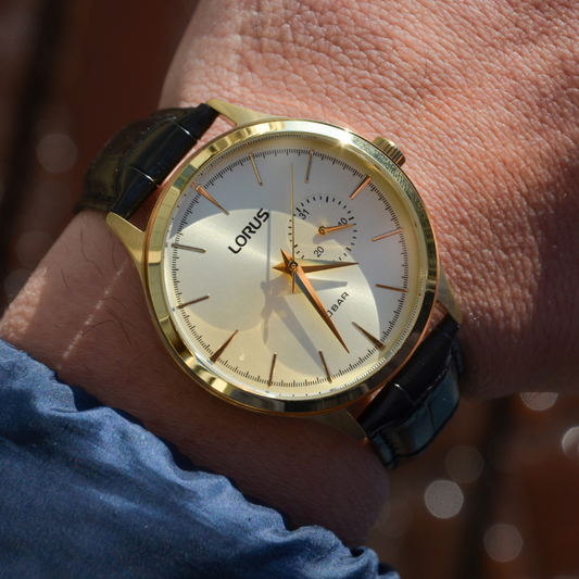 RELÓGIO LORUS 'MAN CLASSIC' DOURADO 'R5B10AX9'