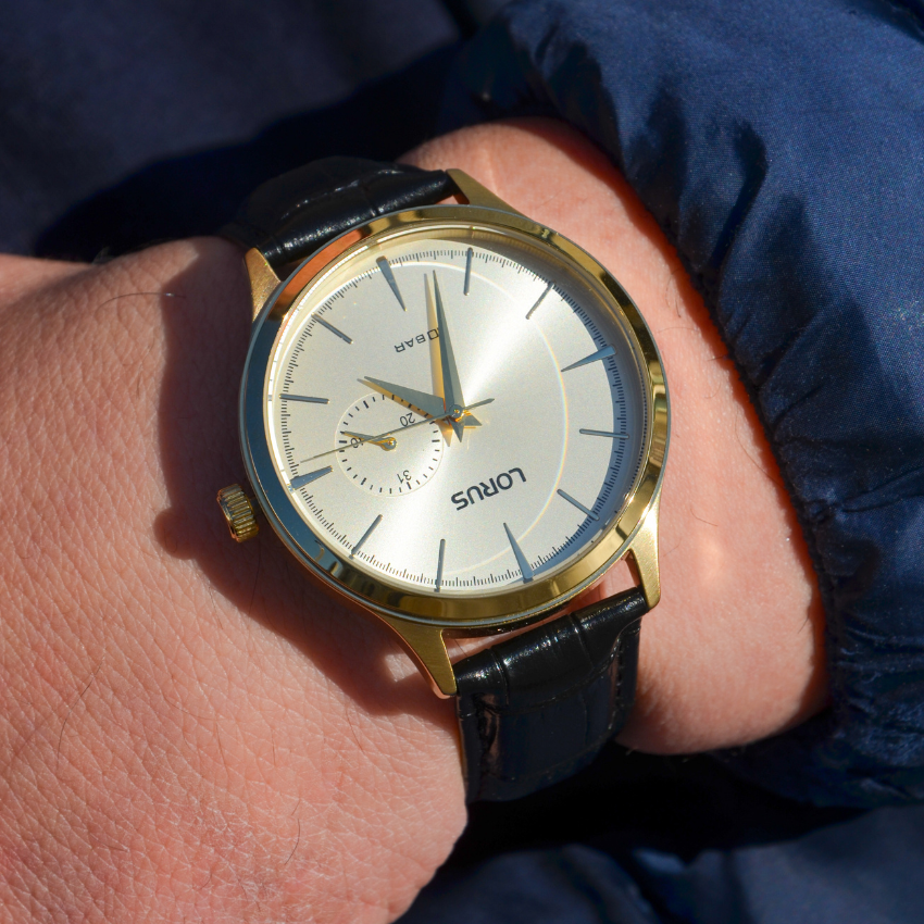 RELÓGIO LORUS 'MAN CLASSIC' DOURADO 'R5B10AX9'