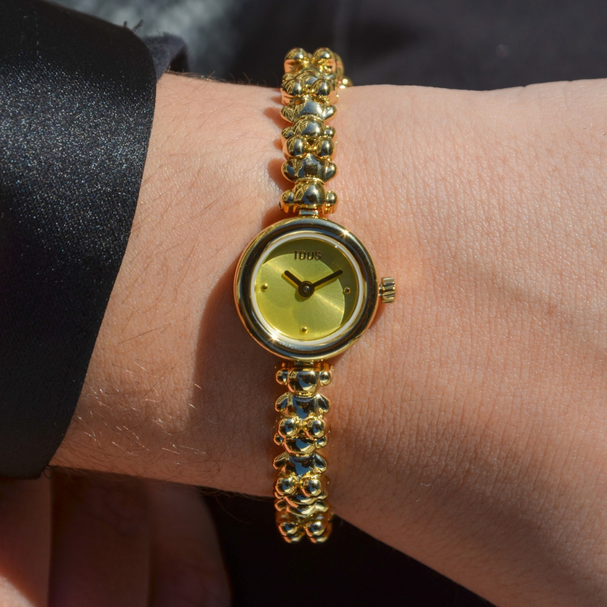 RELÓGIO TOUS 'BOLD BEAR' DOURADO '3000143200'