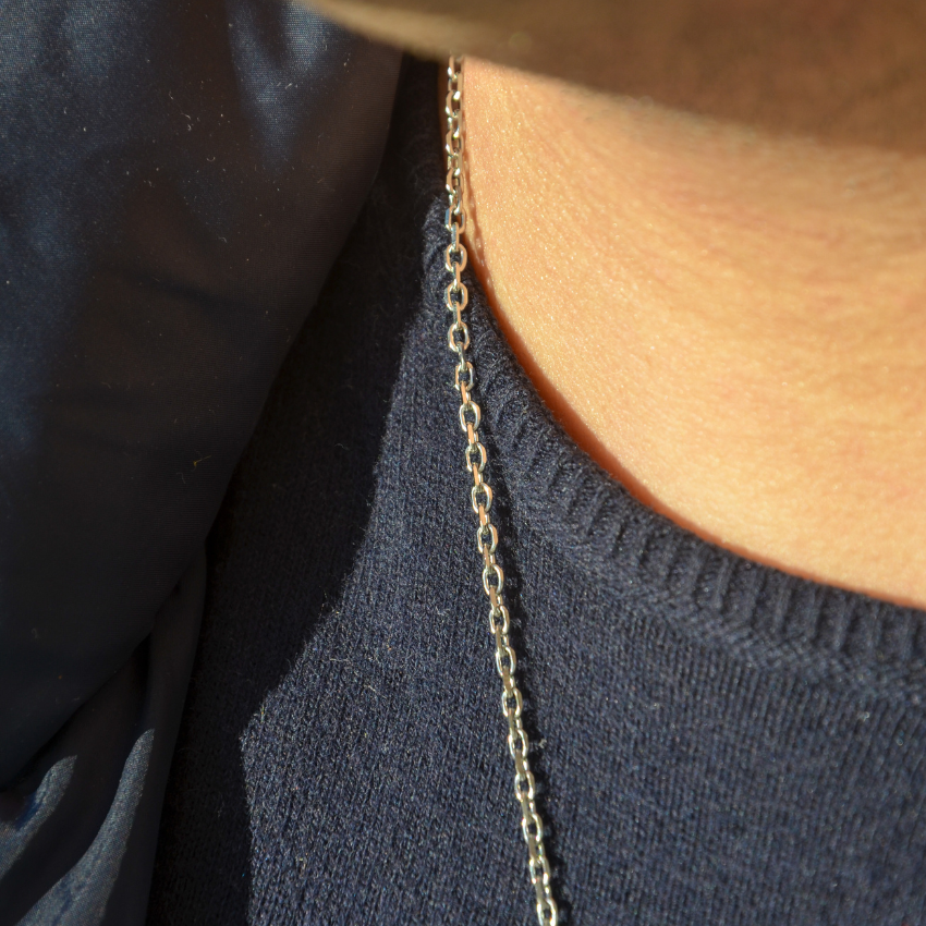 FIO POLICE 'TACOMA II CROSS' PRATEADO 'PEAGN0010601'