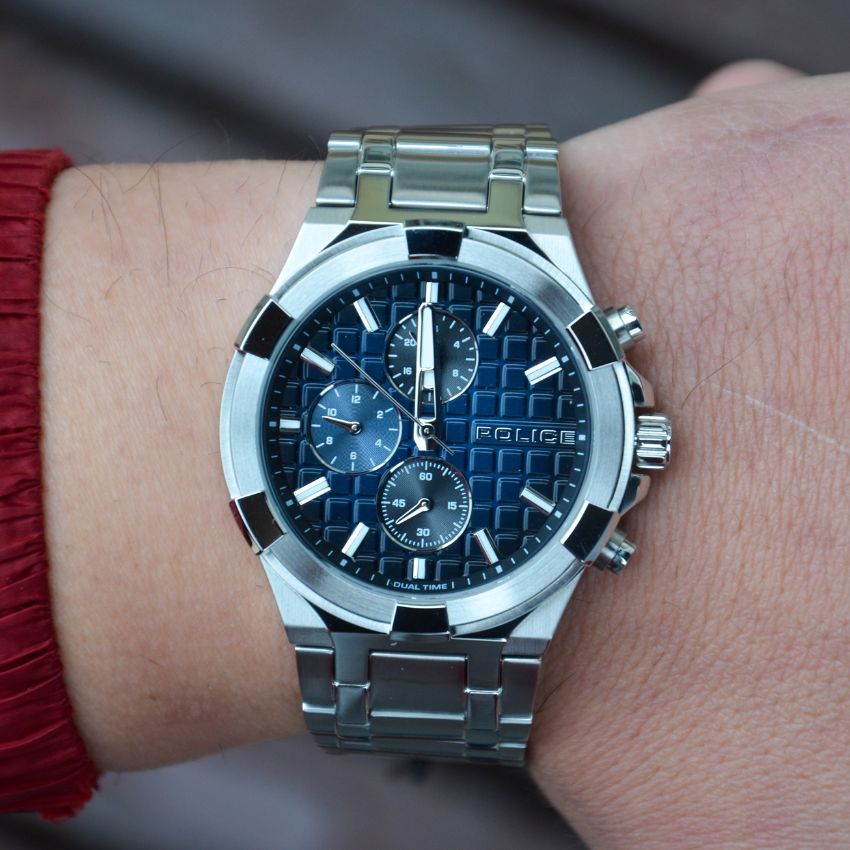 RELÓGIO POLICE 'GUARDIAN' PRATEADO 'PEWGK0082004'