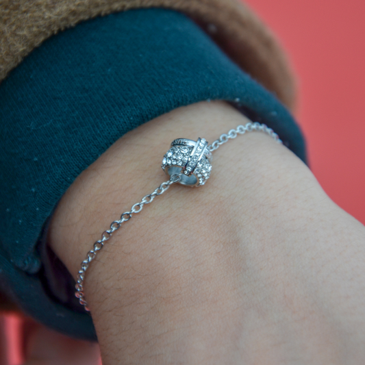 PULSEIRA GUESS 'FABULOUS ME' AÇO PRATEADO 'JUBB05196JWRHS'