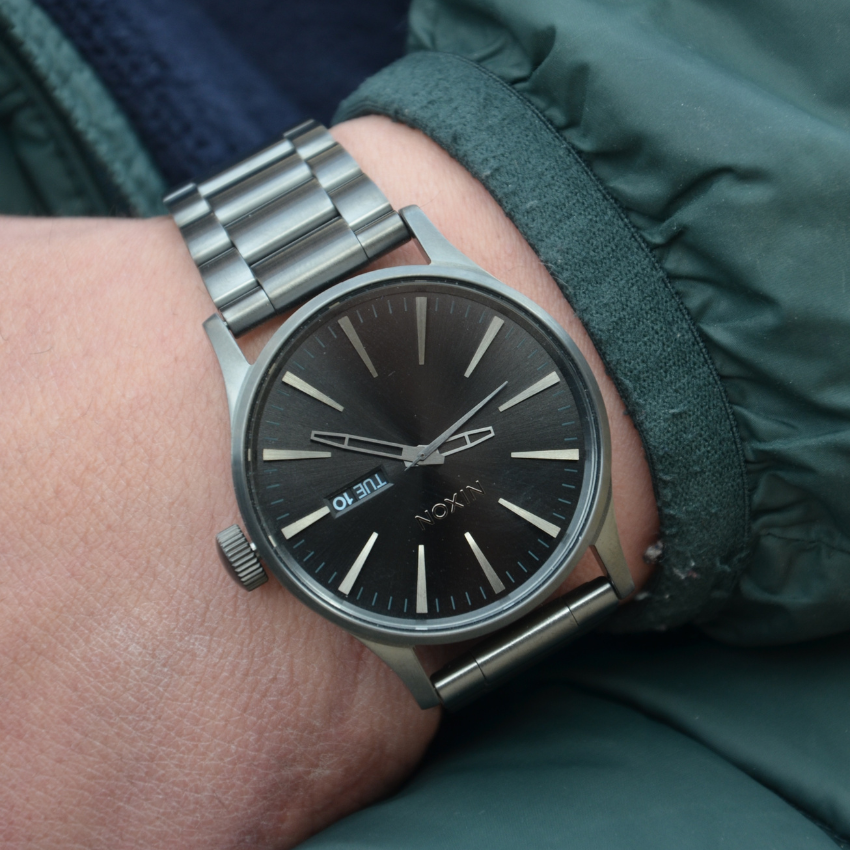 RELÓGIO NIXON SENTRY SS GUNMETAL 'A356-5084'