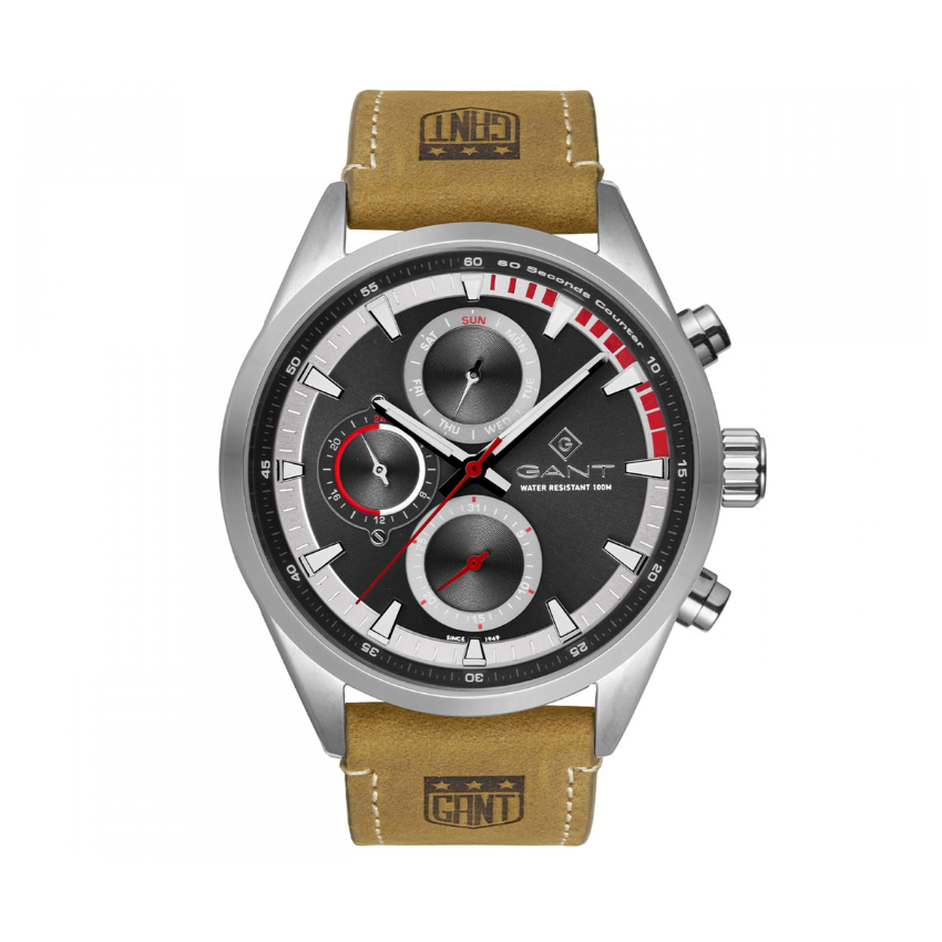 RELÓGIO GANT 'ATLANTIC CITY' PRATEADO 'G185004'