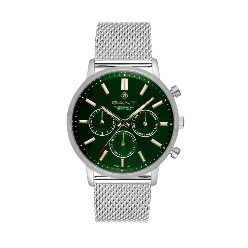 RELÓGIO GANT 'EAST HILL DAY-DATE' PRATEADO 'G191010'