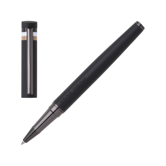 ROLLERBALL HUGO BOSS 'LOOP ICONIC' PRETO 'HSG3525A'