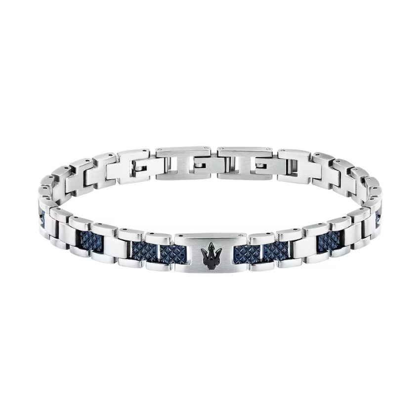 PULSEIRA MASERATI 'ICONIC' AÇO 'JM225AVD87'