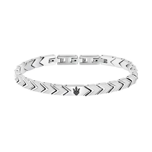 PULSEIRA MASERATI 'ICONIC' AÇO 'JM225AVD91'