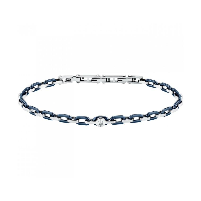 PULSEIRA MASERATI 'CERAMIC' AÇO E CERÂMICA 'JM226ATZ78'