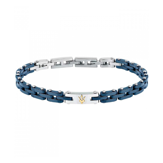 PULSEIRA MASERATI 'CERAMIC' AÇO E CERÂMICA 'JM425ATZ65'