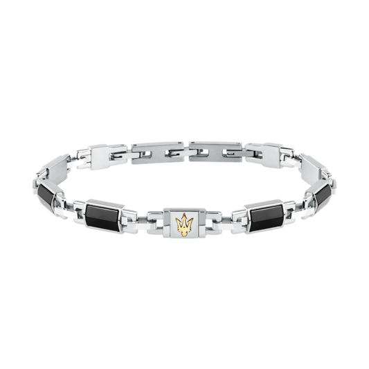 PULSEIRA MASERATI 'CERAMIC' AÇO E CERÂMICA 'JM425ATZ69'