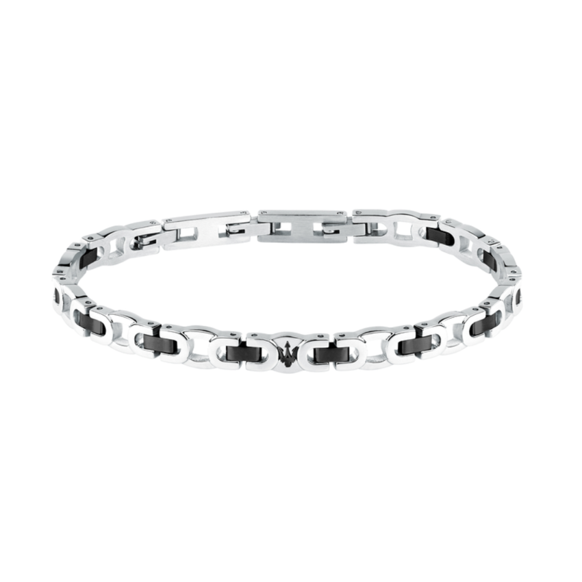 PULSEIRA MASERATI 'ICONIC' AÇO 'JM425AVD98'