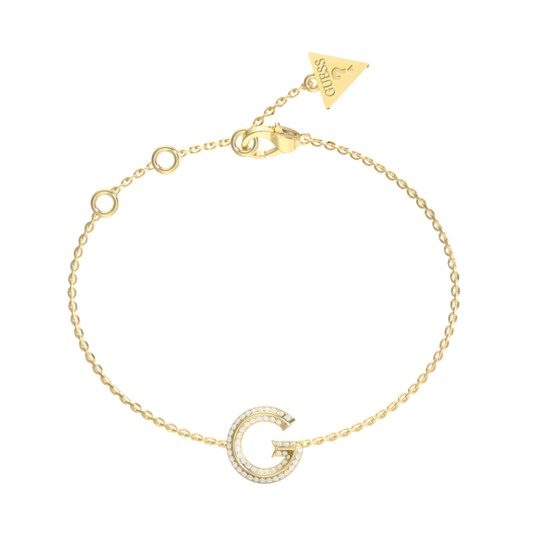 PULSEIRA GUESS 'G CRYSTAL' AÇO DOURADO 'JUBB05442JWYGS'