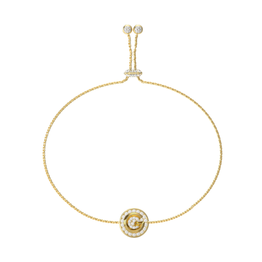 PULSEIRA GUESS 'G CRYSTAL' AÇO DOURADO 'JUBB05447JWYGT-U'