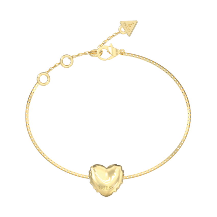 PULSEIRA GUESS 'ICONIQUE' AÇO DOURADO 'JUBB05542JWYGS'